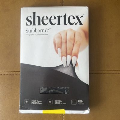 Sheertex Stubbornly Strong Mini-Dot Super Sheer Rip-Resist Tights - Medium